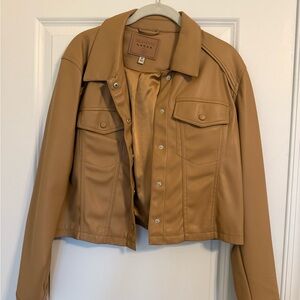 Blank NYC Camel Leather Jacket